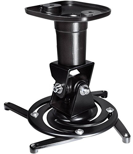 mywall H16-1SL Beamer Deckenhalterung Tragkraft 15kg Deckenabstand: 22,5 cm schwarz 20 Jahre Garantie