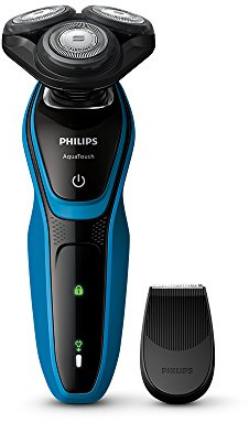 Philips Elektrorasierer AquaTouch Wet & Dry für Herren mit Präzisionstrimmer, S5050/04