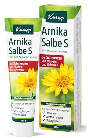 Kneipp Arnika Salbe S - Pflanzliches Arzneimittel - Bei Schmerzen von Muskeln und Gelenken - 100 g