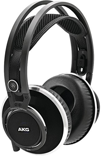 AKG K812PRO Überlegener, offener Referenzkopfhörer, ultraleichte, zweilagige Schwingspule, 53-mm-Schallwandler, professionelle Leistung - Schwarz