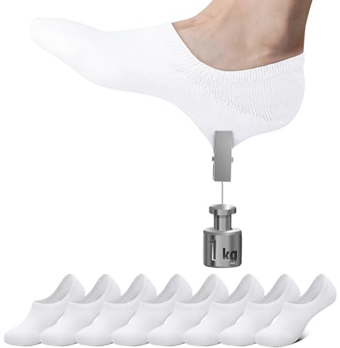 Falechay Sneaker Socken Damen Füßlinge Herren 8/16 Paar No Show Socken | Unsichtbare Socken,Anti Rutsch,Invisible,Unisex,Sneakersocken