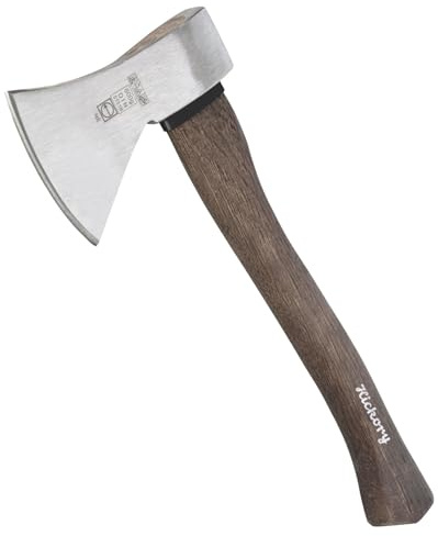RUTHE Beil Hickory 1000 g | Profi-Tool für Garten & Wald | Geschmiedet Gehärtet | DIN 5131B VPA/GS Geprüft | Ergonomischer Stiel | Gala-BAU Qualität