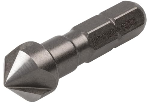 wolfcraft Kegelsenker HSS, Sechskant-Schaft ∅ 10 mm I 2583000 I Für präzises Senken von Bohrlöchern für bündige Verschraubungen in Metall und Kunststoff