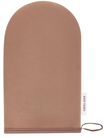 BODY TONES Selbstbräuner Handschuh - Tanning Mitt für Selbstbräuner Mousse, Spray & Lotion, Express Bräune ohne Flecken, Self Tan Handschuh