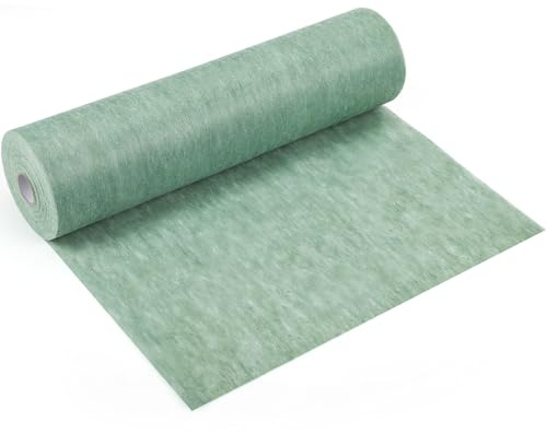 Vlies Tischläufer, 30cm x 30m Tischläufer Salbeigrün Eukalyptus Deko Tischband für Tischdeko Konfirmation Jugendweihe Taufe Tischdeko Hochzeit Junge Kommunion Geburtstag Konfirmation und mehr, 30g/㎡