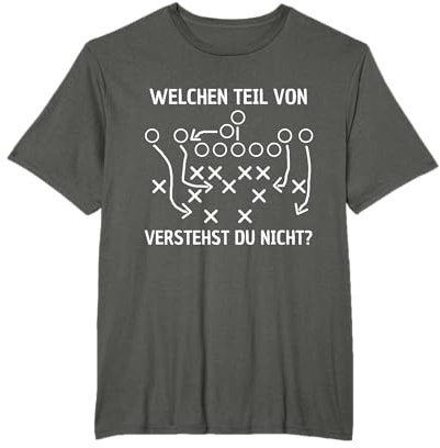 American Football Taktik Spruch T-Shirt