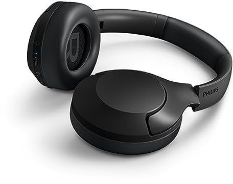 PHILIPS Audio Audio TAH8506BK Kabellose Over Ear Kopfhörer mit Noise Cancelling Pro, Schwarz, TAH8506BK/00, Einheitsgröße