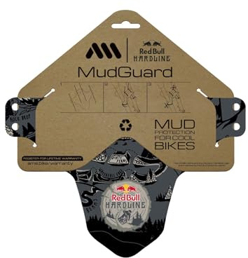 All Mountain Style Schutzblech Mountainbike Vorne AMS Mudguard – Schutz vor Schlamm und Spritzwasser – Leicht zu Montieren – Universal