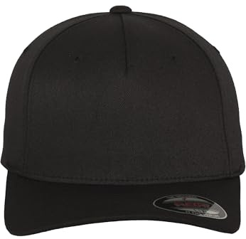 Flexfit Erwachsene Mütze 5 Panel, Black, L/XL, 6560