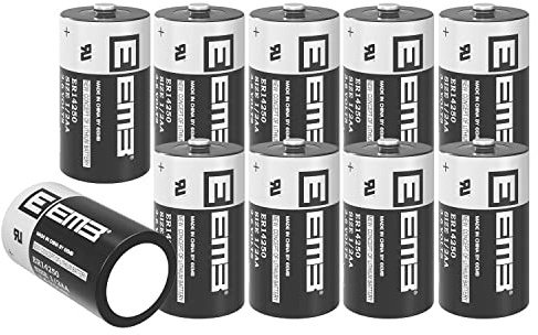 EEMB ER14250 1/2AA 3,6V Lithium Batterie LS14250 XL-050F 10 Stück