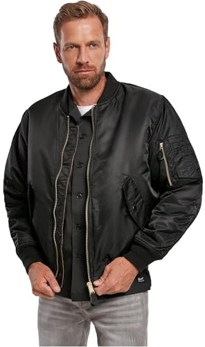 Brandit Herren MA-1 Jacke, Bomberjacke Fliegerjacke Blouson- | Verschiedene Farbvarianten, Größen S bis 7XL