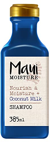 Maui Moisture Nourishing Coconut Milk Shampoo (385 ml), feuchtigkeitsspendendes Locken Shampoo mit Kokosmilch, Guavenextrakt & Mangobutter, Haarpflege für trockenes Haar, vegan*