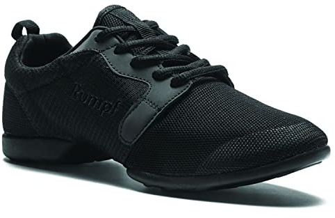 Rumpf Mojo Dancesneaker Tanzsneaker Tanzschuhe Hip Lindy Hop Gymnastik Trainings Hallen Aerobic Schuhe , schwarz, GB 7, EU 40.5, EU 41