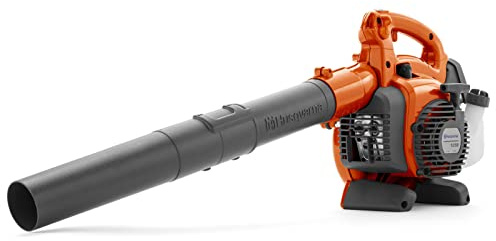 Husqvarna 125B Benzin-Laubbläser - 28cm³ 2-Takt-Motor, 12,5 N Blaskraft, Smart Start®, verstellbares Rohrlänge, leichtes Handgeführtes Gerät für für die effiziente Reinigung von Garten und Einfahrt.