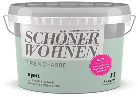2,5L Schöner Wohnen - Trend Wandfarbe matt Spa