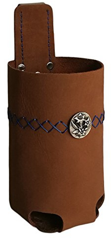 Bierholster Enzian 0,5l - Das Original aus echtem Leder - Bier Holster Bierhalter