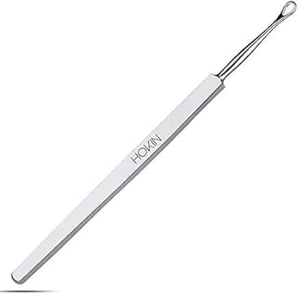 HOKIN Ohrenschlinge Edelstahl rostfrei zum Ohrenschmalz entfernen 14cm lang satin