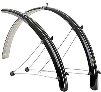 Radschutz Satz Author 28 Zoll Fahrrad Schutzblech Set Kunststoff schwarz 53mm