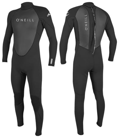 Oneill Herren Neoprenanzug Reactor II, 3/2 mm, Reißverschluss hinten, Graphit Dayglow