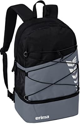 Erima Rucksäcke Six Wings Slate Grey/Schwarz One size
