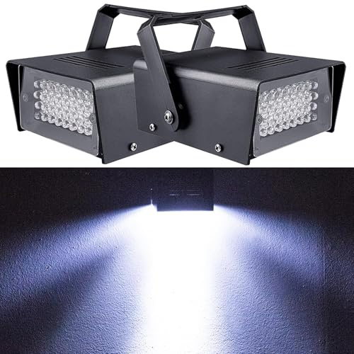 2Packung 32Led Stroboskop Disco Licht, Stroboskop Blitzer Disco Blitzlicht für Party, Stroboskope Disco Blitzer Mini Led Atomic Strobo Licht Strobolichter Blinklicht Discolicht Halloween Lichttechnik