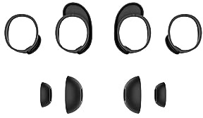 Bose QuietComfort Ultra Earbuds Alternatives Größenset - Schwarz