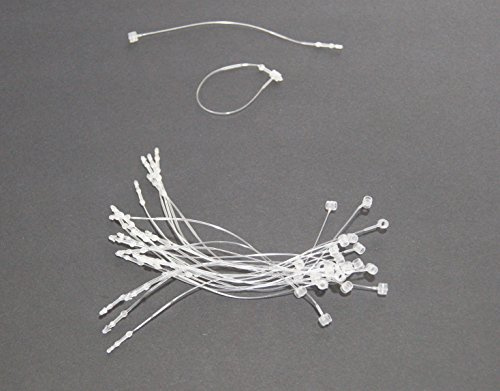 1000St. 90mm Sicherheitsfäden Loop Pins Loop Lock für Etiketten Loop Ring Fäden Faden Preisschild Preisträger