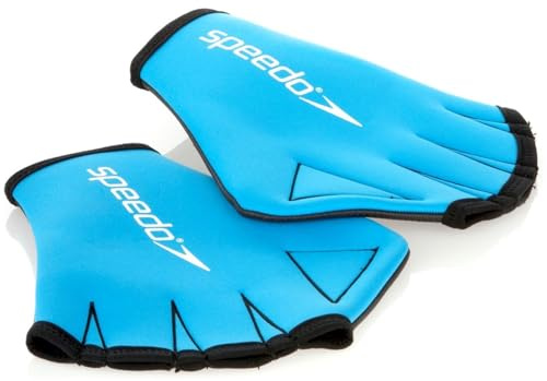 Speedo Trainings-Geräte Hilfen I Aqua Glove, blau/grau, S, 8069190309