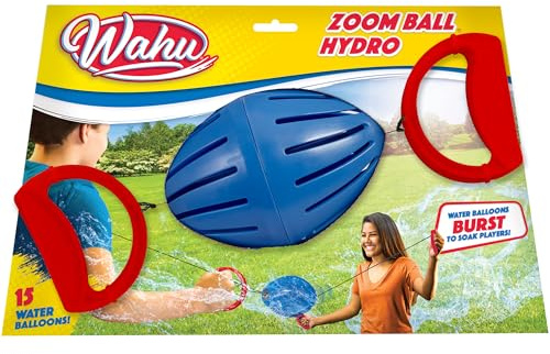 WAHU - ZOOM BALL HYDRO - Blau - Wasserspiel mit Wasserbombe - Outdoor- & Strandspielzeug - Für Kinder ab 8 Jahren - Lustiges Geschicklichkeitsspiel - Bespritze Ihre Freunde draußen - 2 Spieler
