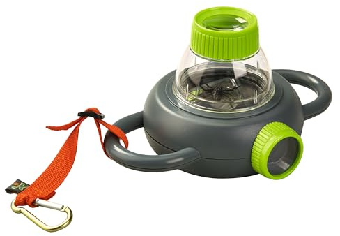 HABA Terra Kids Beobachtungslupe – Insektenbox mit 4- & 6-facher Vergrößerung – Naturforscher Set für Kinder ab 6 Jahren – Outdoor Spielzeug & Geschenk für Kinder