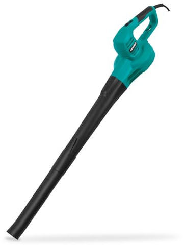 VONROC Laubbläser Elektro 650W - 2 Geschwindigkeiten 120 km/h - 190 km/h - 10.000/min - 13.000/min - Luftvolumen 3m³/min