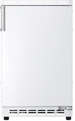 Amica Unterbau Kühlschrank dekorfähig für 815 cm Nische elektronische Steuerung Inverter Kompressor LED Beleuchtung Tür-Offen-Alarm, 82 liters