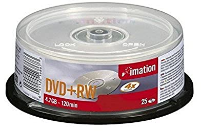 Imation Cakebox DVD+RW 4.7GB/120Min/4x (25 Disc)