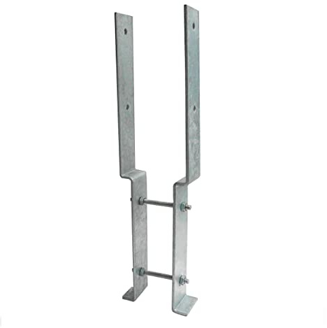 H-Anker, H-Pfostenanker verstellbar von 50-150 mm Gabelweite