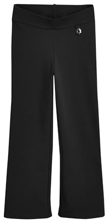 NEXT Mädchen Bootcut-Hose aus Jersey Schwarz 134