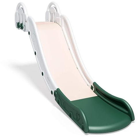 Arkyomi Rutsche Indoor für Kleinkinder ab 1-5 Jahre - Kinderrutsche ohne Gestell für Kinderzimmer, Baby Slide, Plastikrutsche (Weiß)