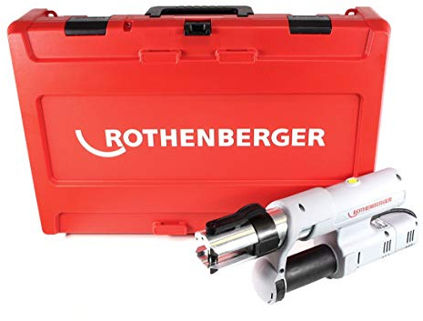 Rothenberger ROMAX AC ECO Basic Elektrohydraulische Pressmaschine ohne Pressbacken, 230V, Typ C, Netz | 15705 | Einpresswerkzeug für Rohre