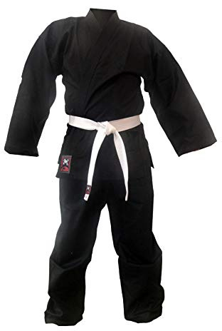 Budodrake Karateanzug Bushido Extra schwarz (180)