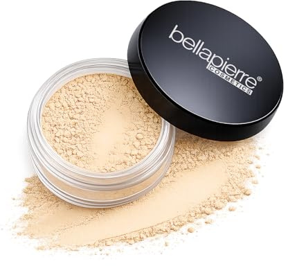bellapierre Mineral Foundation SPF 15 – Lose Pudergrundierung | Veganes und tierversuchsfreies natürliches Make-up | Mattes Finish | Hypoallergen | Frei von Öl und Talk – 9 Gramm - Ivory