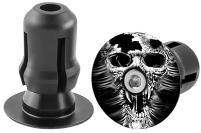 Sanmum Fahrrad Lenkerstopfen Aluminium FahrradgriffeStecker | Lenkerendkappen Lenker Plug für Fahrrad Mountainbike Rennrad MTB BMX