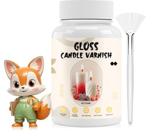 Gießpulver Versiegelung, Versiegelung für Gießpulver, 150ml | Gips Versiegelung, Trocknet Klar und Glänzend auf und Eignet Sich für Gips und Gipsmischungen-150ml