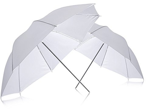 NEEWER 2 Professionelle Fotografie 83cm Studio Beleuchtung Reflektierende Flash Weiß transluzent Weiche Regenschirm