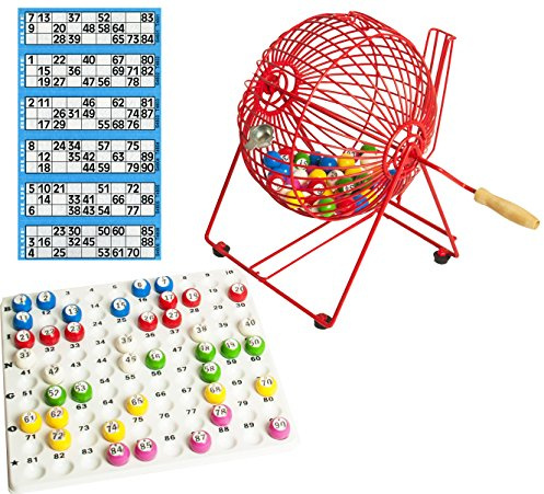 Bingokorb mit Kontrollablage und Kugeln Thomas & Anca Club Supplies Ltd