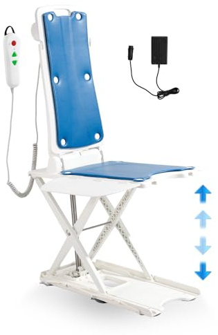 VEVOR Elektrischer Sessellift, Geräte zum Heben älterer Menschen vom Boden, 77-507 mm höhenverstellbar, trägt bis zu 140,6 kg, 45° Neigung zum bequemen Anlehnen, für Senioren, ältere Menschen