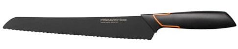 Fiskars Brotmesser, Modernes Design, Gesamtlänge: 35 cm, Qualitätsstahl/Kunststoff, Edge, 1003093