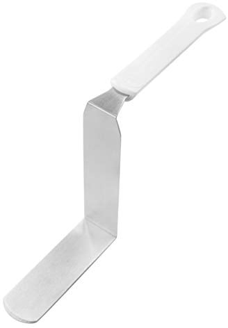 Dr. Oetker Winkelpalette Extra Hoch – Professioneller Küchenhelfer aus Edelstahl für perfekte Cremeschichten, Spülmaschinengeeignet, Ca. 24 x 13 cm, Weiß/Silber