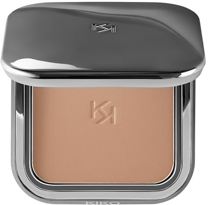 KIKO Milano Flawless Fusion Bronzer Powder - Farbton 08 Cold Almond | Sonnengeküsster Teint | Verblendbar | Strahlend