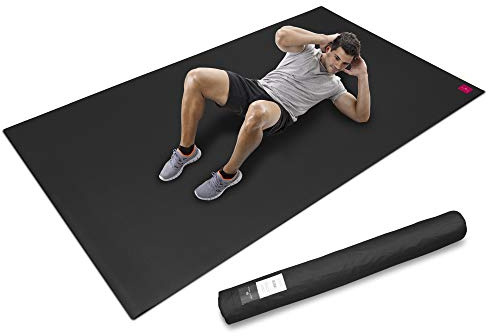 SHANTI NATION Cardio Mat Fitnessmatte, 2,5 x 1,5 m | inkl. Aufbewahrungstasche, abriebfest, desinfizierbar, mit Schuhen benutzbar, für intensive Workouts
