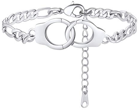 FindChic Kette/Armband/Fußkette für Damen Mädchen Handschnellen Choker Halskette Aesthetic kette Handschnellen Armband für Valentinstag Geburtstag