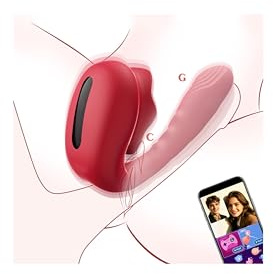 Rosen Vibrator KI-Steuerung Sex Spielzeug für die Paare Frau, 9 Modi Vibratorensets für Frauen Klitoris Stimulator, Tagnaff Vibration für Frauen Leise Sexspielzeug Extrem Sex Toys mit App